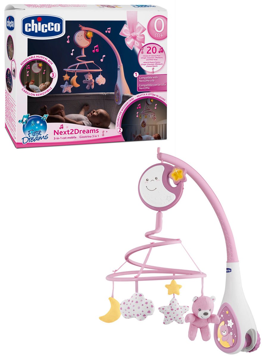 Мобиль Chicco Next2Dreams розовый купить,NaN