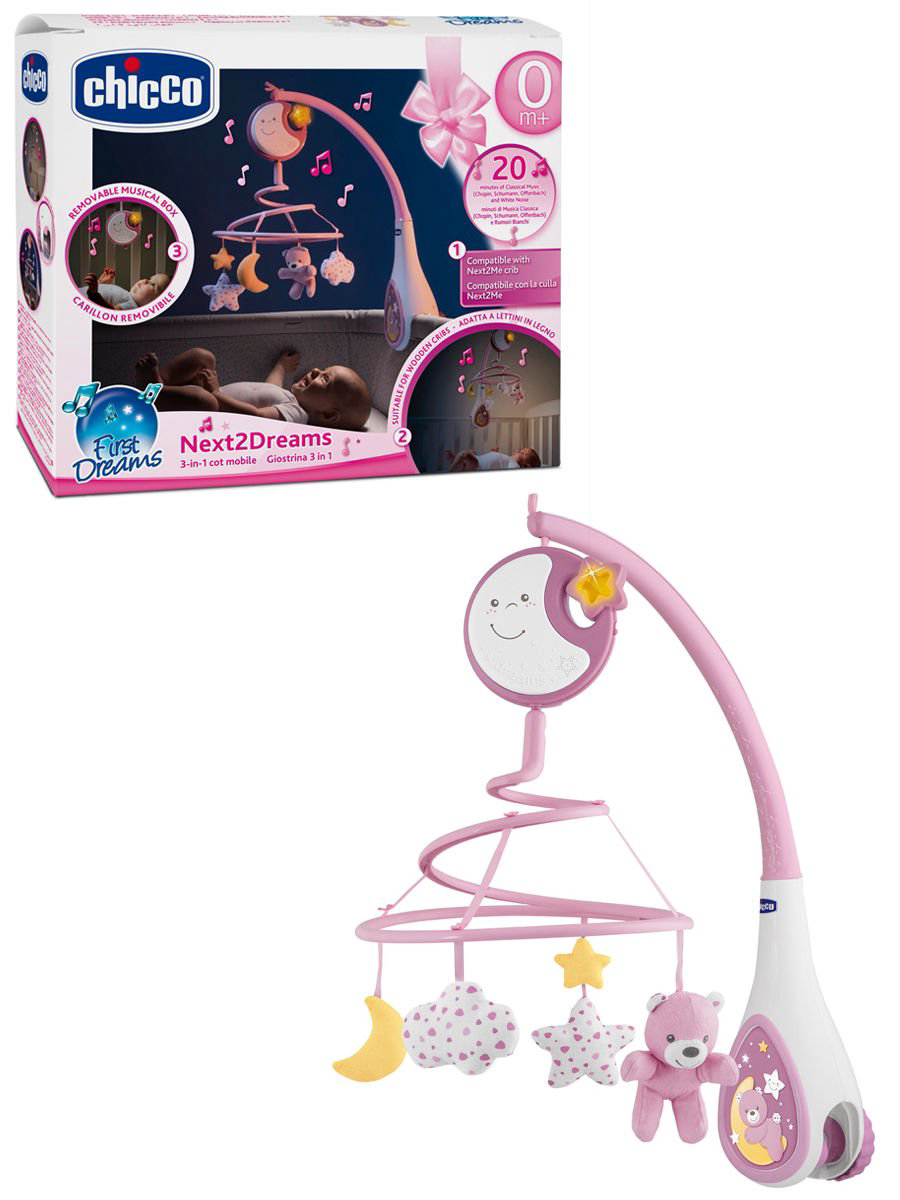 Мобиль Chicco Next2Dreams розовый купить,NaN