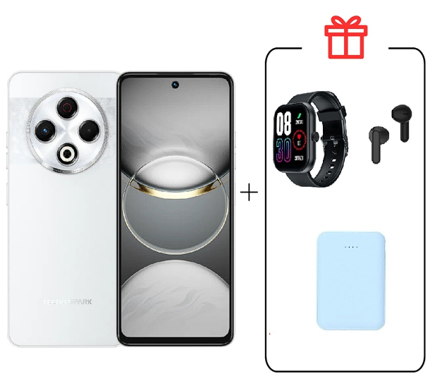 Смартфон Tecno Spark 30 8/128Gb Astral Ice + Подарок купить,NaN