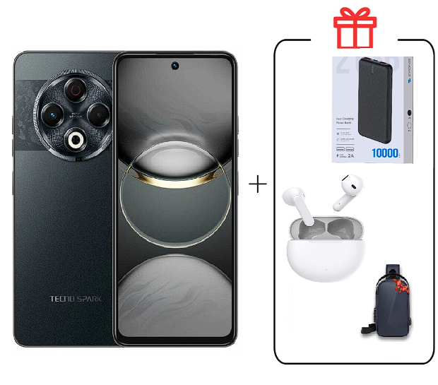 Смартфон Tecno Spark 30 8/128Gb Stellar Shadow + подарок купить,NaN