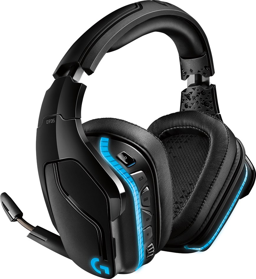 Наушники Logitech G935 черные купить,NaN