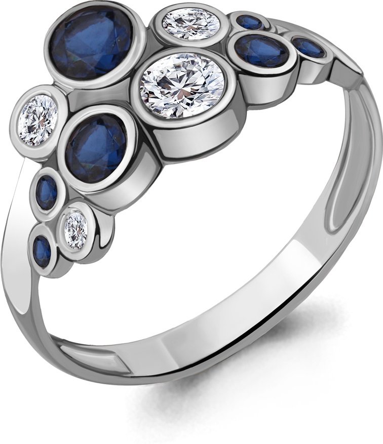 Кольцо Aquamarine 64267Б 17р 2,2гр. купить,NaN