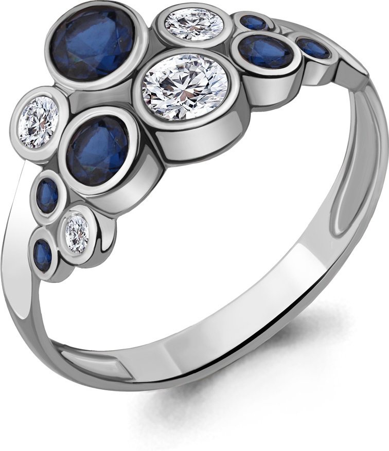 Кольцо Aquamarine 64267Б 17р 2,2гр. купить,NaN
