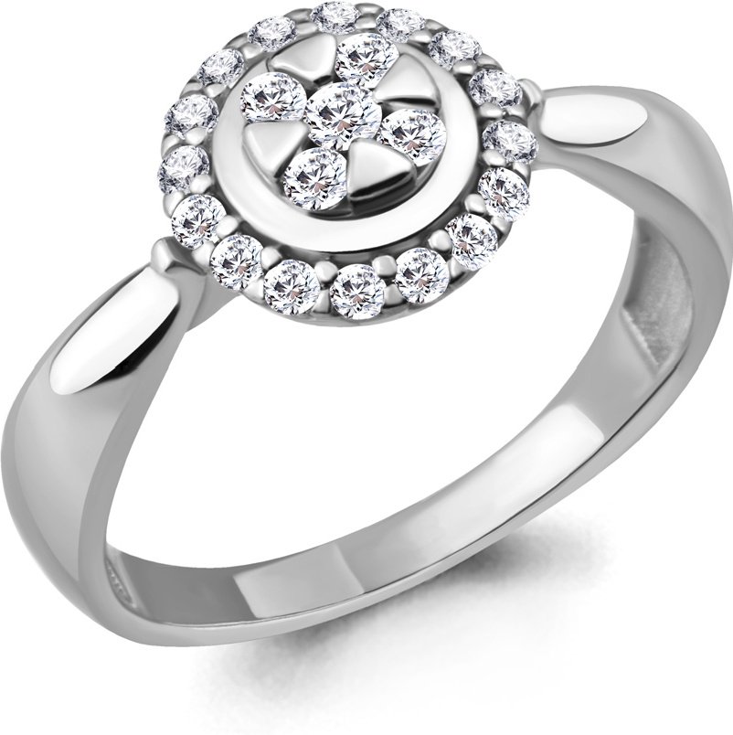 Кольцо Aquamarine 68615А 18,5р 3,08гр. купить,NaN