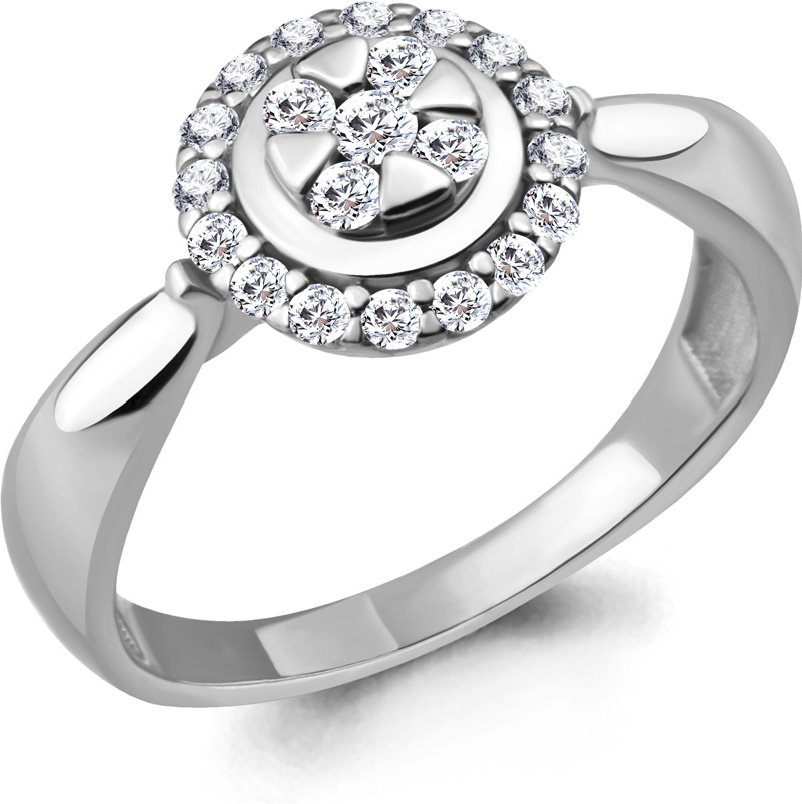 Кольцо Aquamarine 68615А 18,5р 3,08гр. купить,NaN