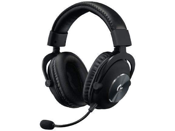 Наушники Logitech Pro X Lightspeed черные  купить,NaN