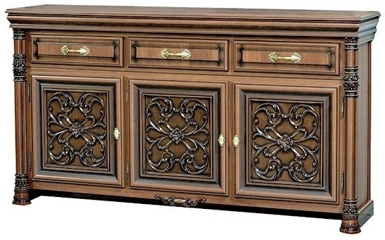 Комод Скай Granda 3Д 194x106x45 см Орех   купить,NaN