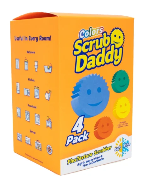 Губка Scrub Daddy SD5435 полиуретан 4 шт купить,NaN