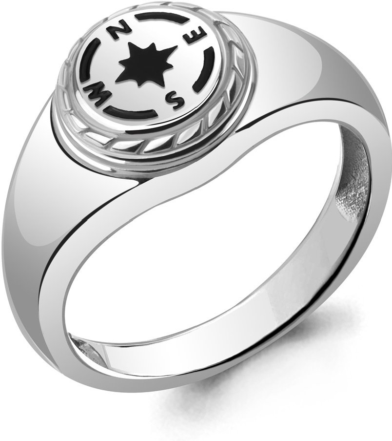 Мужская печатка Aquamarine 54883 20р 4гр. купить,NaN