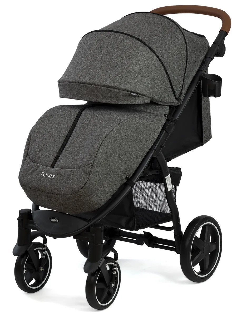 Коляска прогулочная Tomix Stella 2022 Grey/Black купить,0