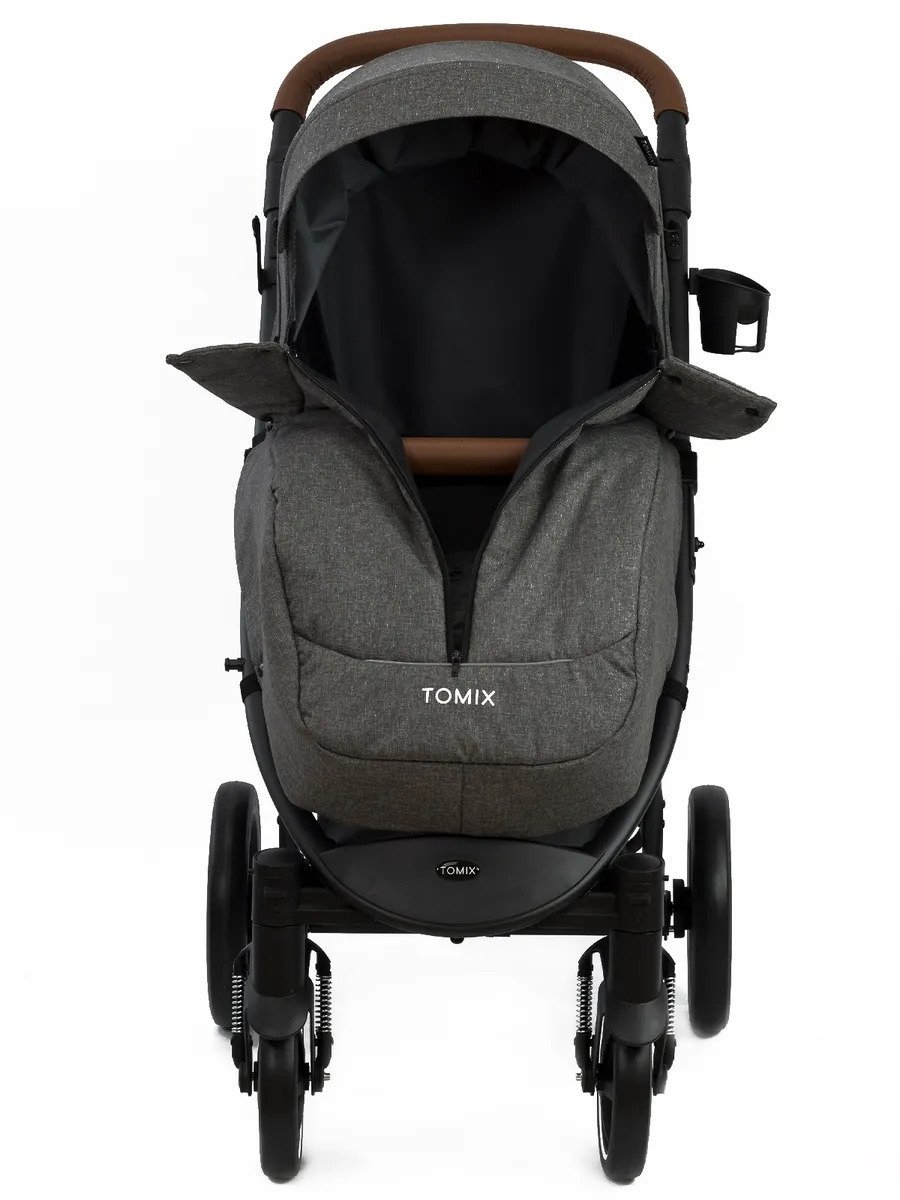 Коляска прогулочная Tomix Stella 2022 Grey/Black купить,0