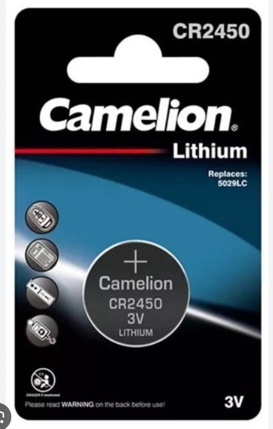 Батарейка CR2450 Camelion 1 шт