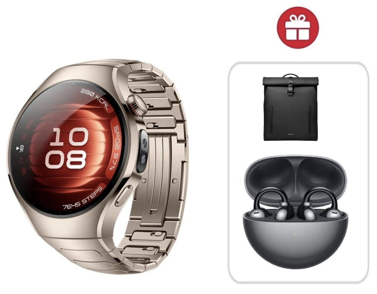 Смарт-часы Huawei Watch 5 42 мм золотистый-золотистый + подарок купить,NaN