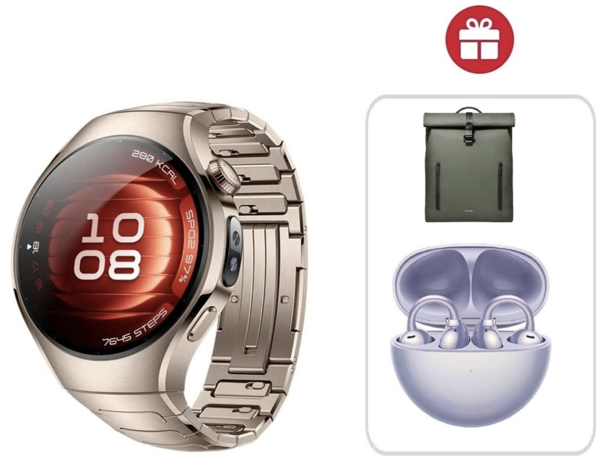 Смарт-часы Huawei Watch 5 42 мм золотистый-золотистый + подарок