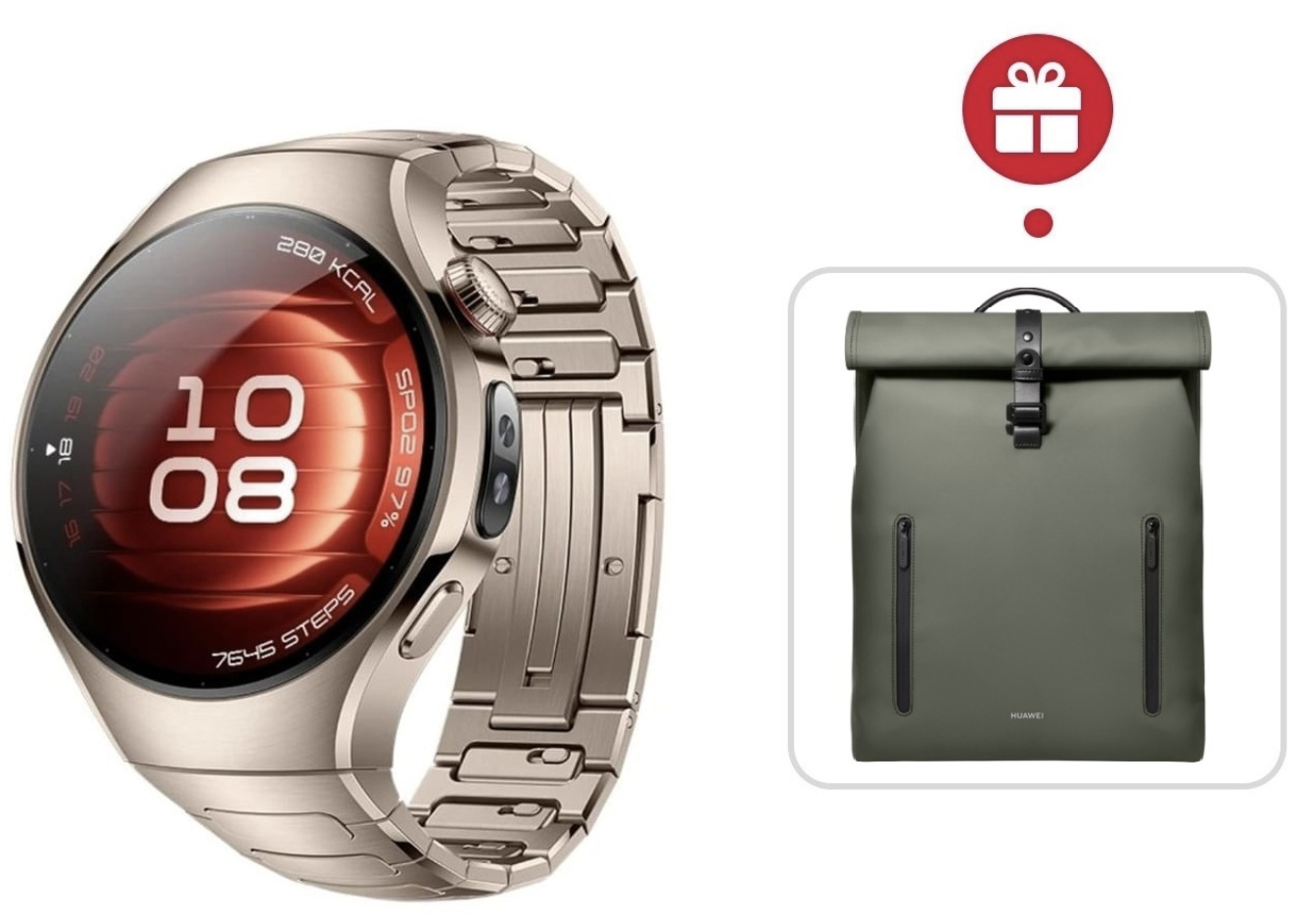 Смарт-часы Huawei Watch 5 42 мм золотистый-золотистый + подарок