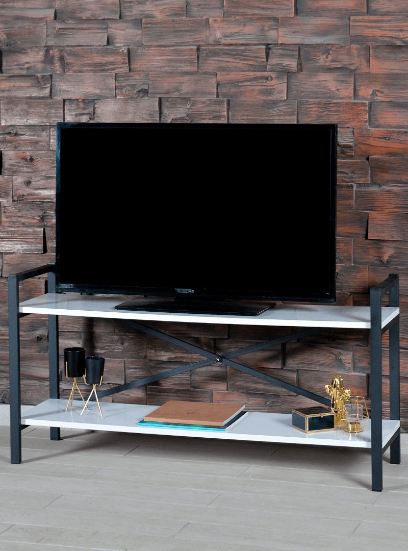 ТВ-тумба Мебель Азии Promo 120×34×34см белая купить,NaN