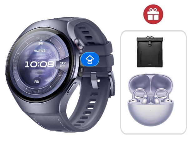 Смарт-часы Huawei Watch 5 46 мм фиолетовый + подарок