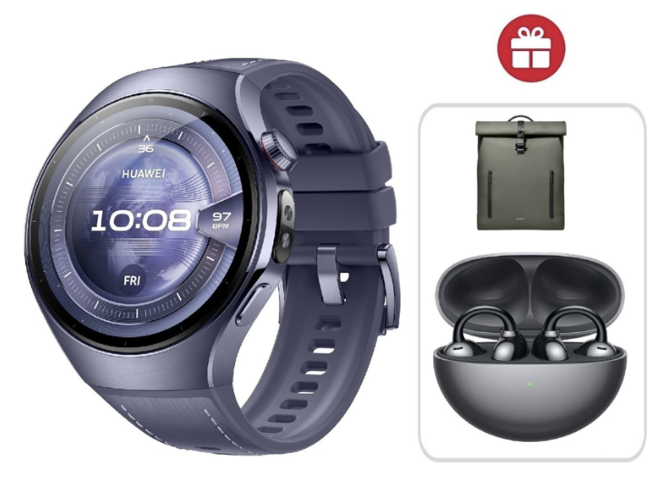 Смарт-часы Huawei Watch 5 46 мм фиолетовый + подарок