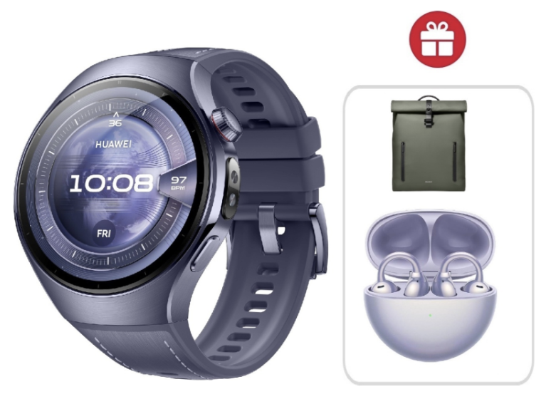 Смарт-часы Huawei Watch 5 46 мм фиолетовый + подарок