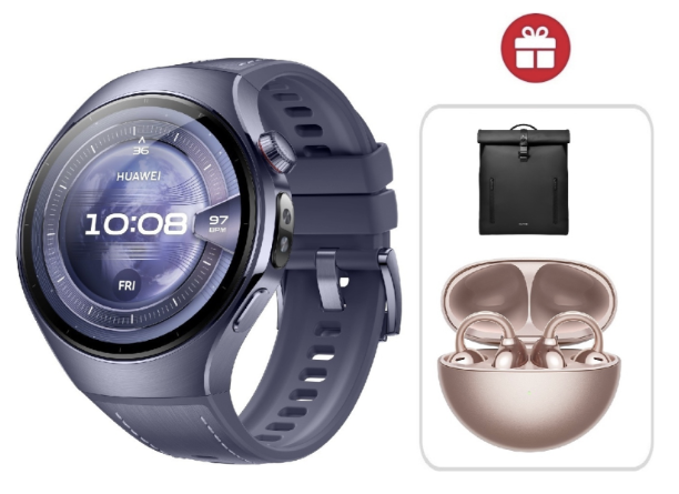 Смарт-часы Huawei Watch 5 46 мм фиолетовый + подарок