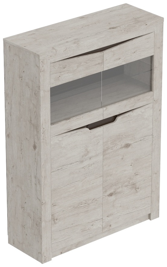 Шкаф Мебель Азии Соренто 2 107×38.5×150см дуб кофе купить,NaN