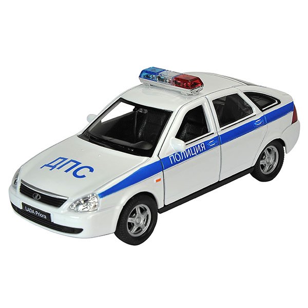 Модель машины Welly 1:34-39 Lada Priora Полиция 43645PB купить,NaN