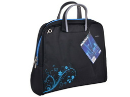 Сумка для ноутбука Portcase KCB-50 16" черно-синяя 