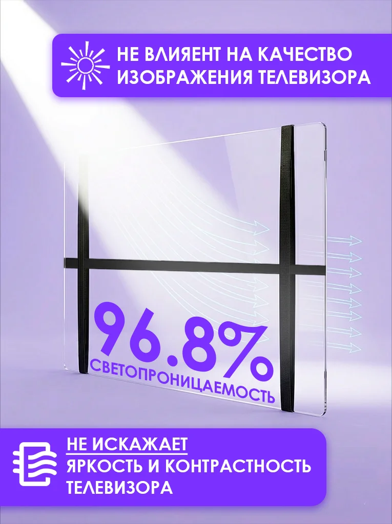 Защитный экран для телевизора 40" 912×526мм
