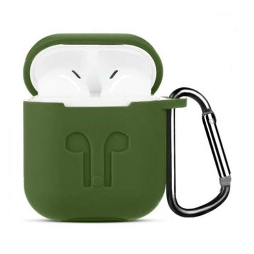 Чехол OEM для Air Pods Silicone Protection Case зеленый