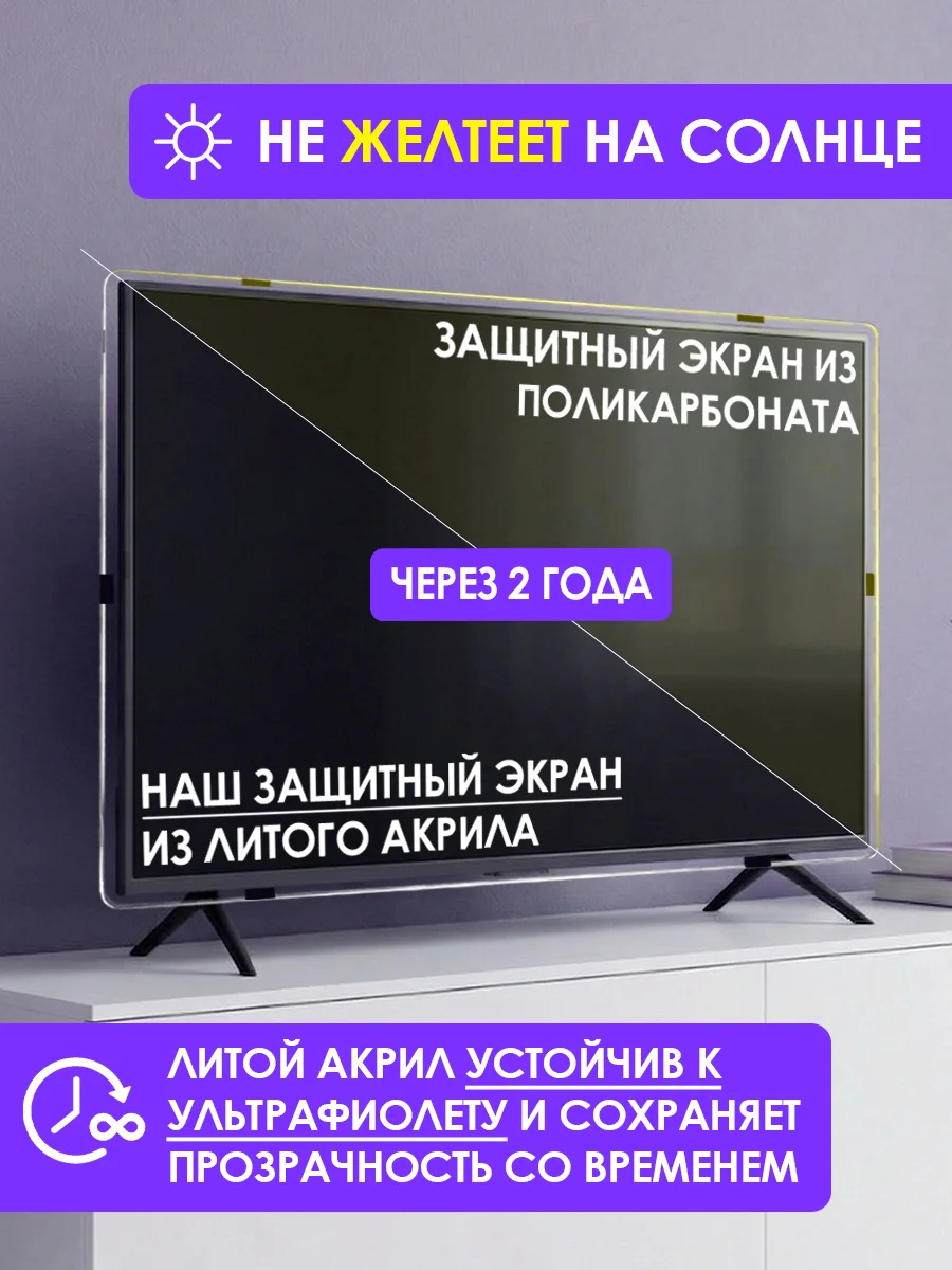 Защитный экран для телевизора 42" 964×552мм - ForteMarket Защитный экран для телевизора 42" 964×552мм купить,16990