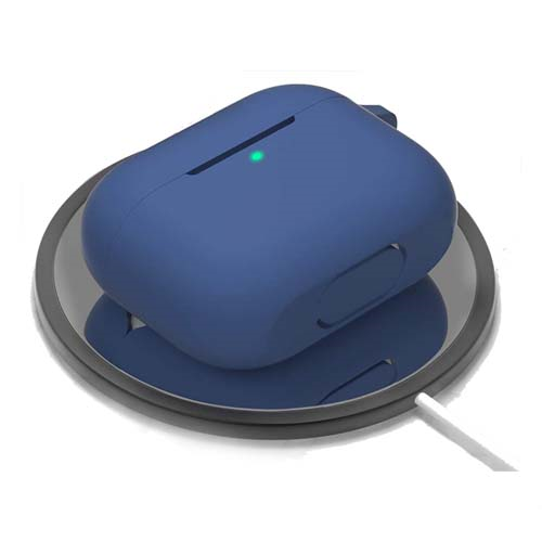 Чехол OEM для Air Pods Pro Silicone Protection Case синий купить,0