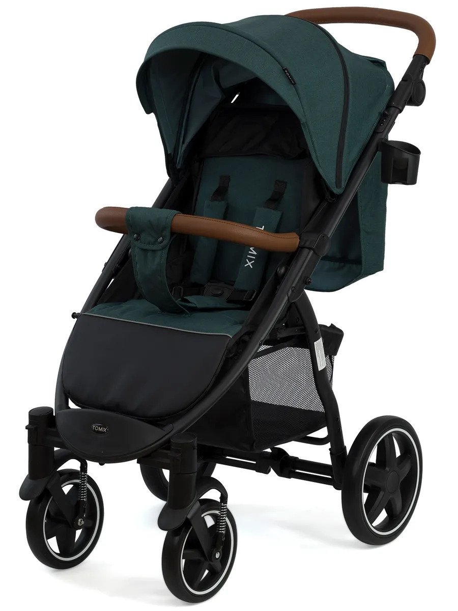 Коляска прогулочная Tomix Stella 2022 Dark green/Black