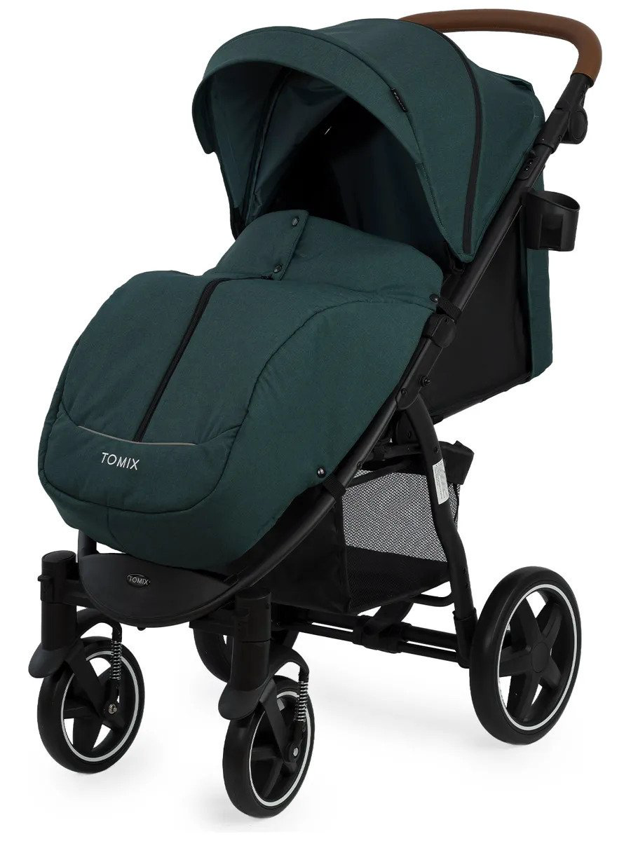 Коляска прогулочная Tomix Stella 2022 Dark green/Black купить,NaN