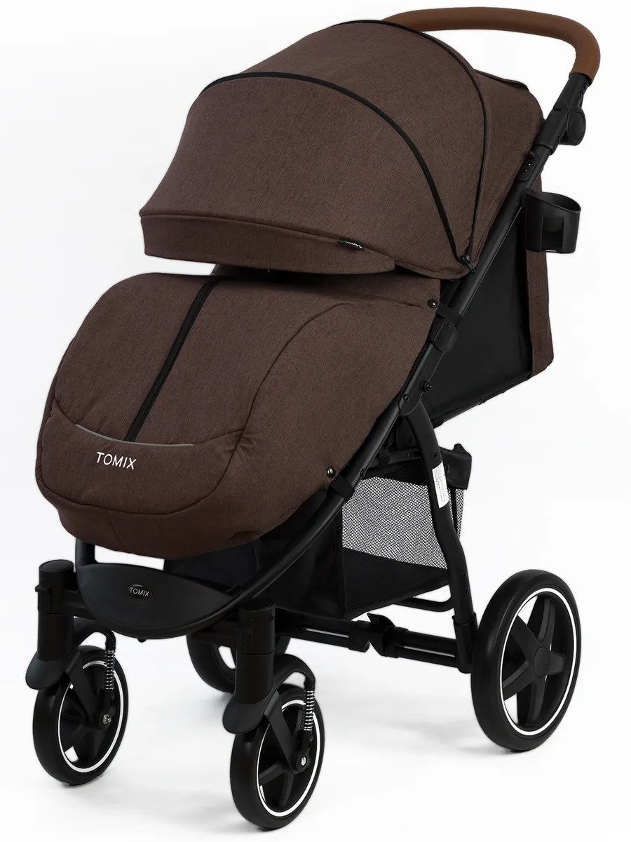 Коляска прогулочная Tomix Stella 2022 Dark brown/black купить,NaN