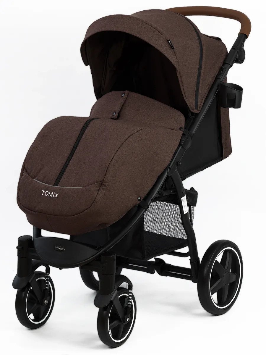 Коляска прогулочная Tomix Stella 2022 Dark brown/black купить,NaN