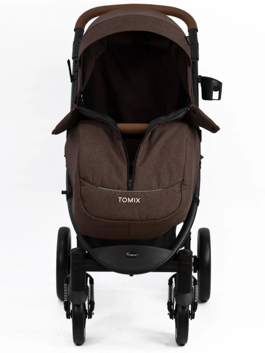 Коляска прогулочная Tomix Stella 2022 Dark brown/black купить,NaN
