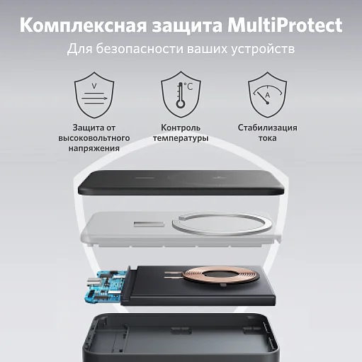 Power Bank Anker PowerCore Mag Go A1611G11-BK 5000mAh Black купить,0