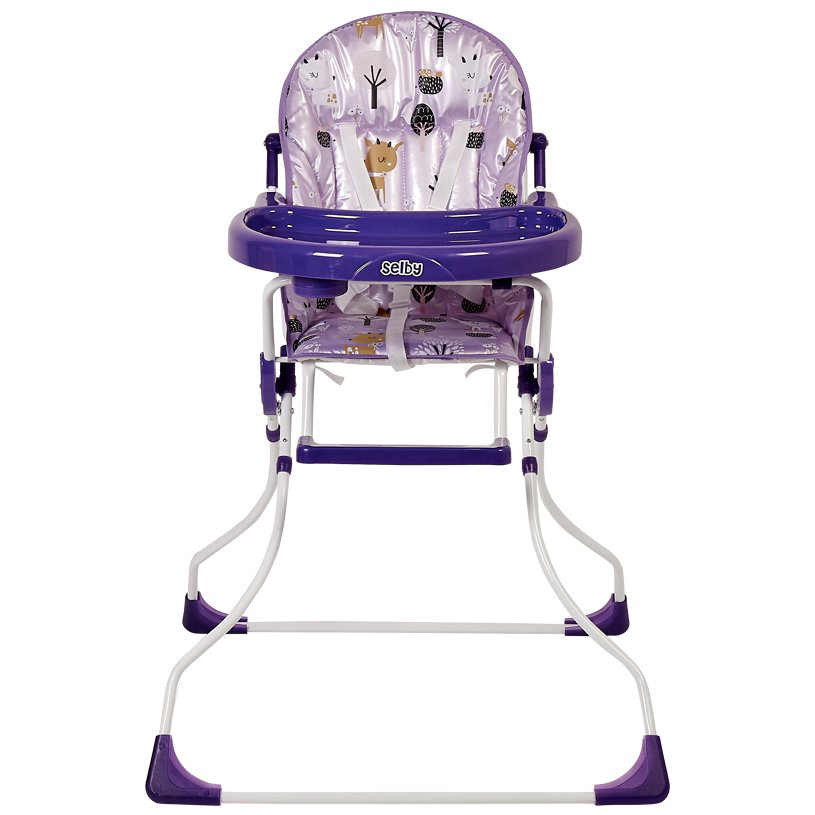 Стульчик для кормления Selby 152 Милые оленята Lilac купить,NaN