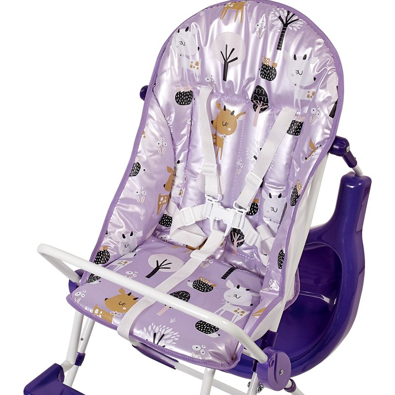 Стульчик для кормления Selby 152 Милые оленята Lilac купить,NaN