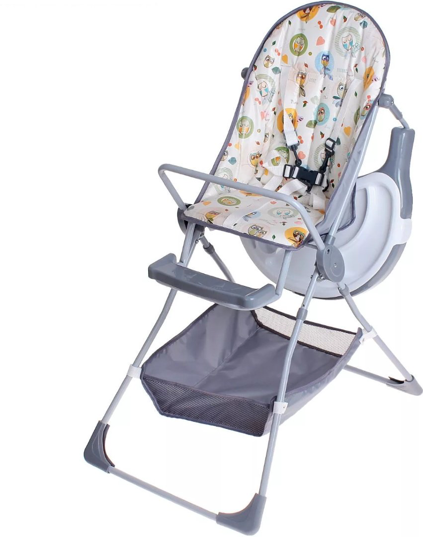 Стульчик для кормления Selby 252 Совы Grey купить,NaN