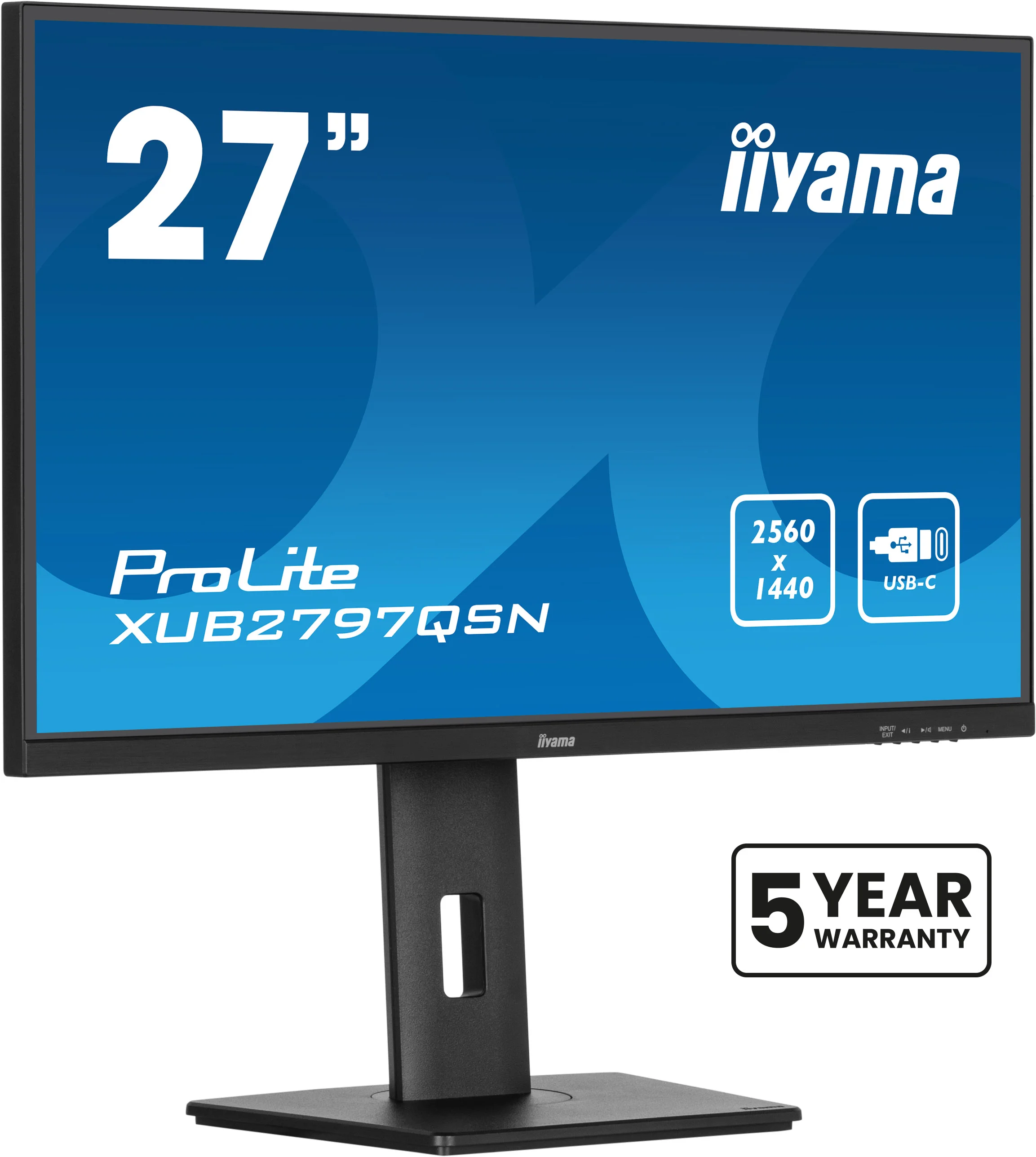 Монитор Iiyama ProLite XUB2797QSN-B1 27" Black купить,0