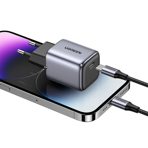 Адаптер питания Ugreen CD318 90664 Fast Charger серый - ForteMarket Адаптер питания Ugreen CD318 90664 Fast Charger серый купить,0