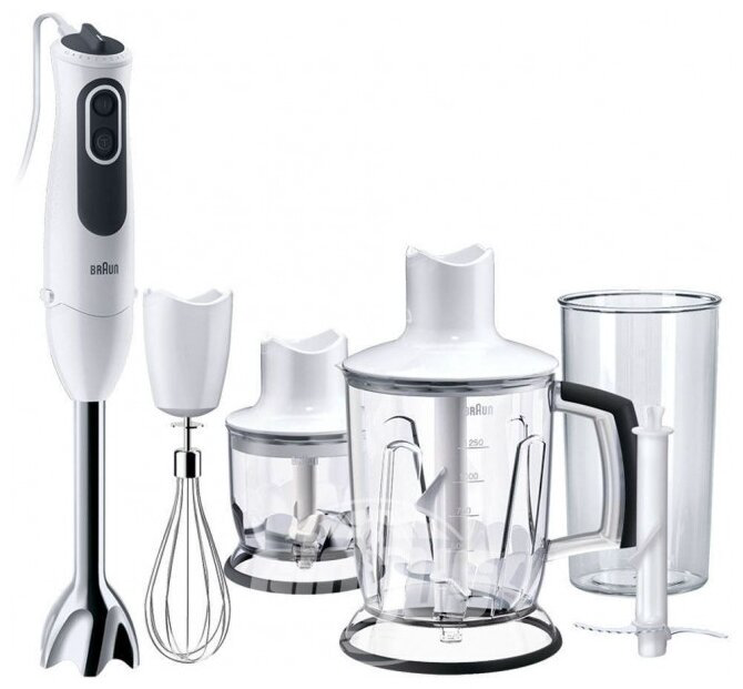 Блендер Braun MQ3145WH Aperitive белый