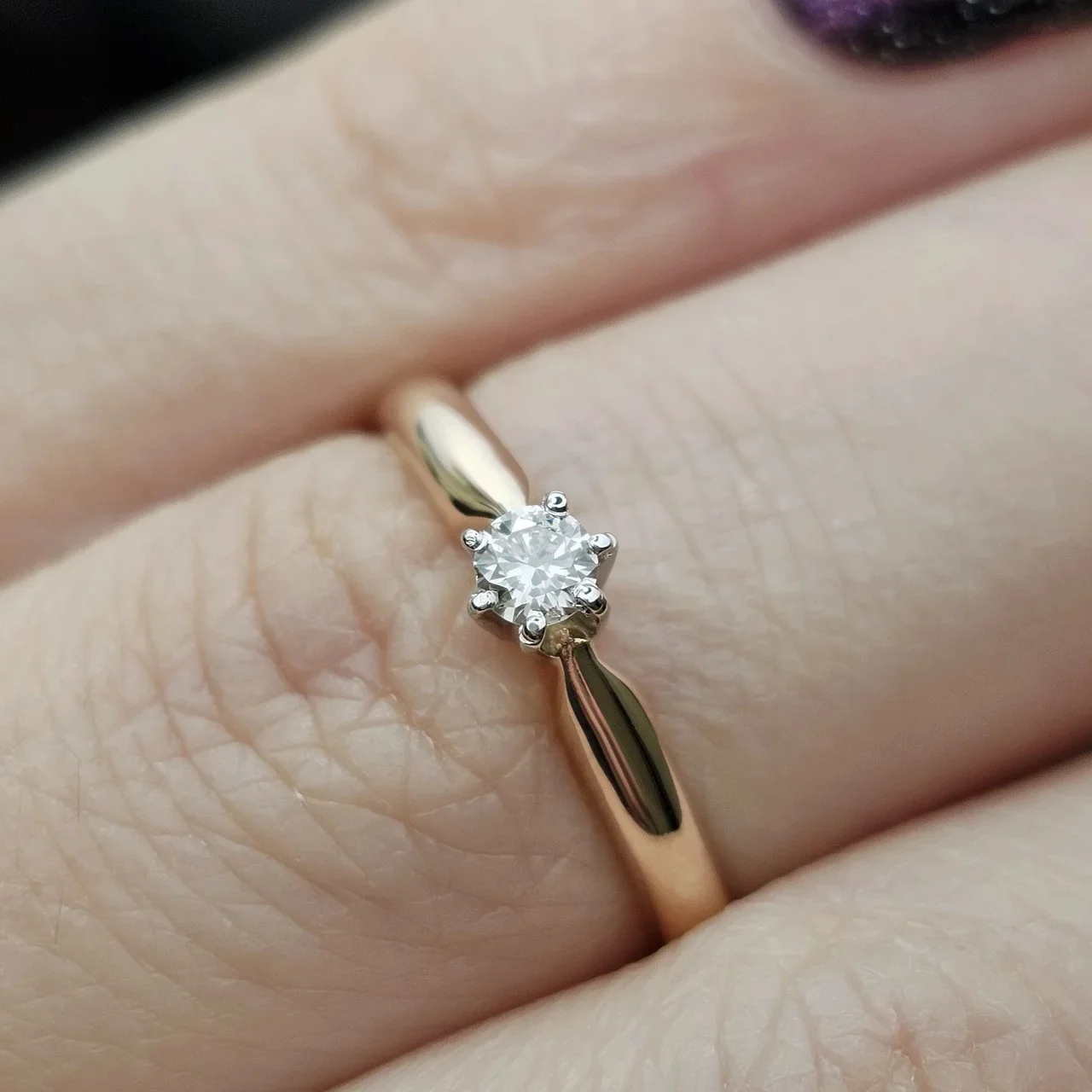 Кольцо Deimantas 113748477 16р 0,1ct. купить,NaN