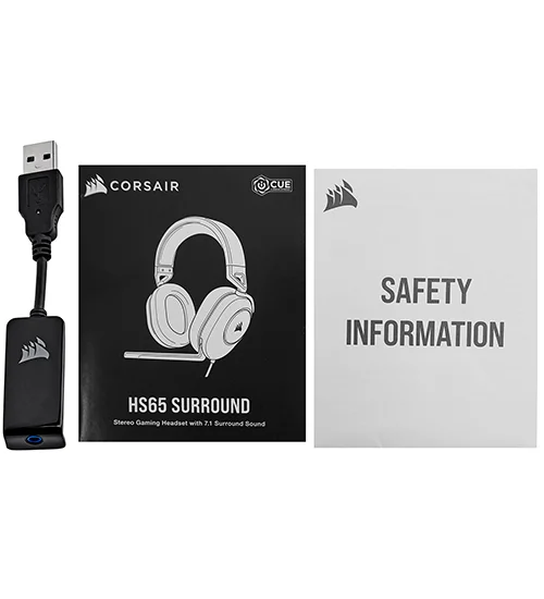 Наушники Corsair HS65 Surround CA-9011271-EU White