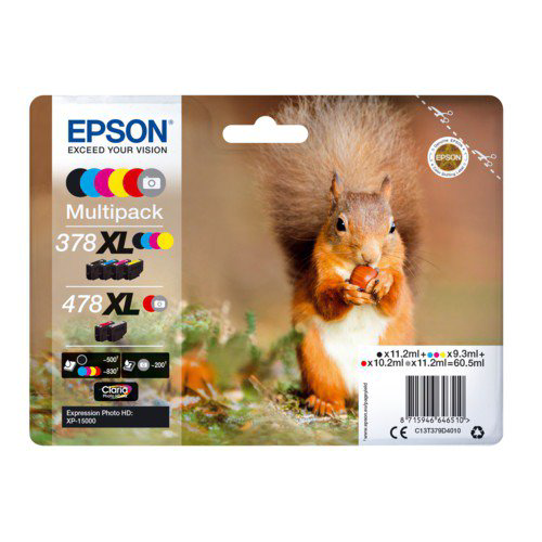 Картридж Epson C13T379D4020 многоцветный купить,NaN