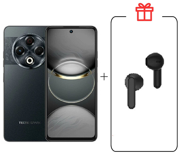 Смартфон Tecno Spark 30 8/128Gb Stellar Shadow + подарок купить,NaN
