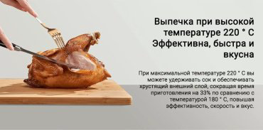 Фритюрница Xiaomi Smart Air Fryer 6.5L MAF10 черный купить,92985