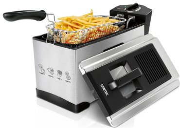 Фритюрница CENTEK CT-1431 серебристый купить,38990