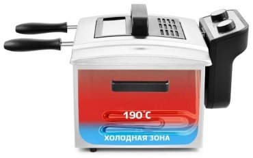 Фритюрница Kitfort КТ-2025 серебристый купить,0